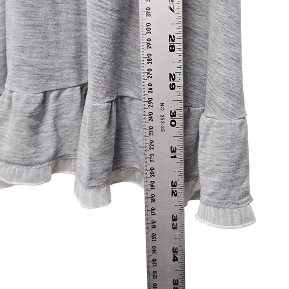 Victorias Secret Grey Babydoll Lace Trim Modal Nightgown M Coquette - Picture 6 of 7